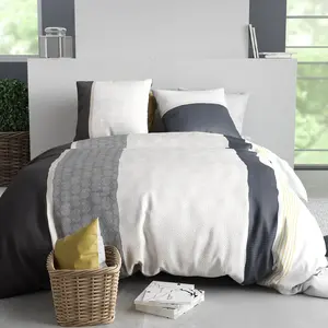 Baton Rouge - Parure Housse de Couette Stratus multicolore 260x240 cm pas cher