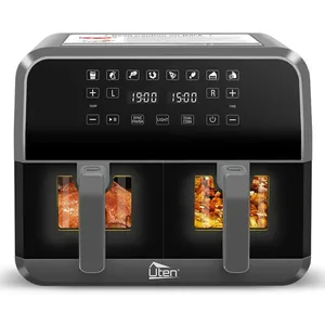 Uten Friteuse à Air Sans Huile 8L - Air Fryer Dual Zone - 1700 W-avec ... pas cher