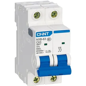 Disjoncteur 2P classe C 6kA - CHINT Nombre d'ampères : 25A pas cher