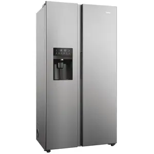 Réfrigérateur américain HAIER HSR3918EIMP 515L Platinium pas cher