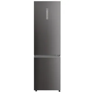Comparateur de prix : Combiné réfrigérateur-congélateu Façade inox Dark Inox 409 L Haier HDPW5620ANPD