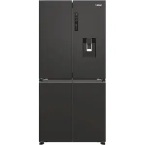 Comparateur de prix : Réfrigérateur américain 83.3cm 463l no frost noir Haier HCR3818EWPT