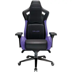 Proove Chaise de jeu Major, noir pourpre, Chaise gaming, Violet, Noir