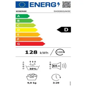Seche-linge Hisense DH3S902UWDC pas cher