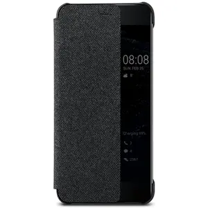 Etui folio gris foncé et noir Huawei pour P10