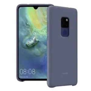 Huawei Coque Officielle Silicone Bleu Nuit pour Mate 20 pas cher