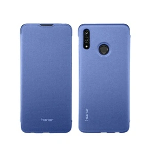 Comparateur de prix : Huawei - Protection à rabat pour téléphone portable - polyuréthane - bleu - pour Honor 10 Lite