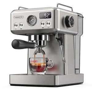 Hibrew H10a Cafetière semi-automatique Mousseur à lait Argent