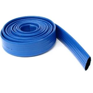 SODITECC Tuyau plastique bleu plat de refoulement Ø63, le mètre pas cher
