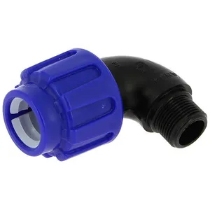 BRICO CONCEPT Coude 90° polypropylène à compression 10bar Mâle 3/4 PE Ø25 pas cher