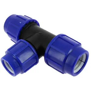 BRICO CONCEPT Té polypropylène inégal compression 16bar pe Ø50-40-50 pas cher
