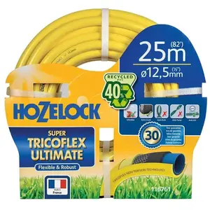HOZELOCK - SUPER TRICOFLEX JAUNE 15-15M - 139068 pas cher