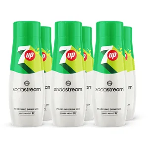 Comparateur de prix : Concentrés SODASTREAM - Lot de 6 concentrés 7UP - Jusqu'à 54L de boissons - 440ml