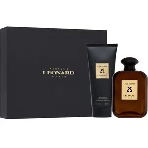 Cuir Ambré Coffret - Eau de Parfum -100ml LEONARD pas cher