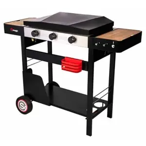 Comparateur de prix : Plancha gaz sur chariot 3 brûleurs solia 350 - somagic SOM316237001
