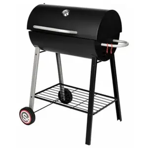 Comparateur de prix : SOMAGIC Barbecue a charbon de bois Dakota - Acier chrome - 52,5 x 32,5 cm