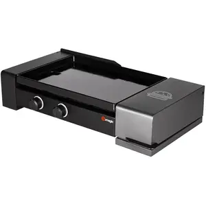 Comparateur de prix : Plancha gaz 5660w plaque fonte émaillé 52x37cm Somagic 795237