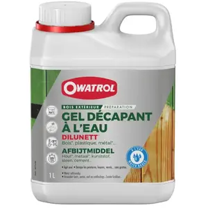 Comparateur de prix : OWATROL Gel décapant Dilunett à l'eau - 2.5 L