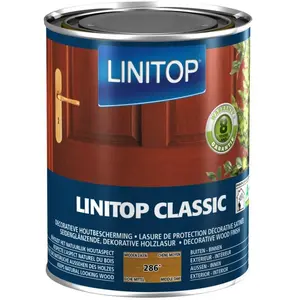 Comparateur de prix : Durieu - linitop - Lasure satinée chêne moyen - linitop classic - 1 l