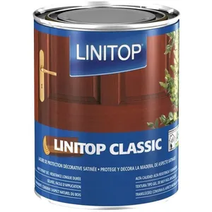 Comparateur de prix : Lasure satinée teck - LINITOP - Classic - Intérieur/Extérieur - Satiné - 2,5 L