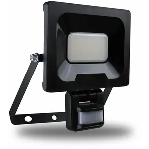Comparateur de prix : Projecteur Mural NINO 30W 2400lm - Detecteur de Mouvement - Noir TU