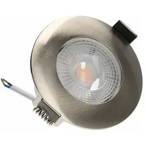 Comparateur de prix : Lot 3 Spots Acier Encastrables Fixes Ruby Module 5w 400lm Blanc Chaud