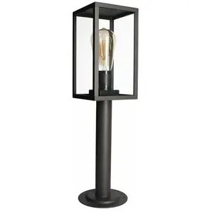 Comparateur de prix : Arev - arlux lighting Borne Exterieur solweig E27/7W/2700K/800lm