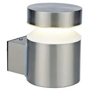 Applique extérieure montante finition inox LED 6W 4000K 600lm IP44 Osl...