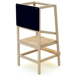 Comparateur de prix : Webaby - Tour d'Observation/apprentissage en bois avec ardoise