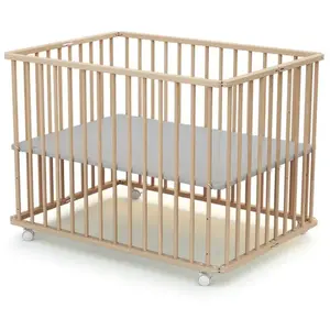 Comparateur de prix : Parc pliant en bois BEIGE Formula Baby
