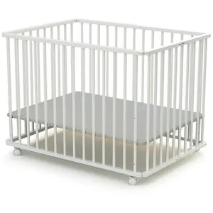 Parc pliant en bois BLANC Formula BabyVendu paraubert