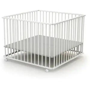 Comparateur de prix : Parc pliant en bois BLANC Formula Baby