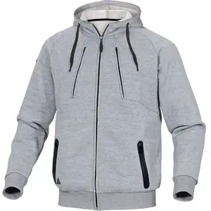 Comparateur de prix : Veste sweat molleton gris clair TS - DELTA PLUS - ANZIOGRPT