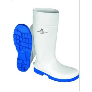 Bottes en caoutchouc de sécurité S4 Delta Plus KEMISS4BC blanches pointure 44 pas cher