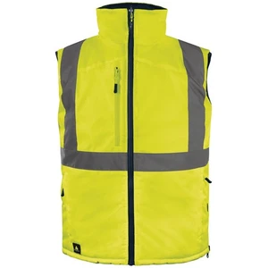 Gilet réversible fidji 3 gilet 200 - 300 g entre 4 et 6 2xl 1 pièce(s) gilet réversible hv fidji 3 jaune/bleu t2xl jaune / bleu polyamide, polyester -