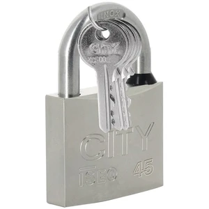 Cadenas anse Inox - Corps nickelé satiné et joint d'étanchéité