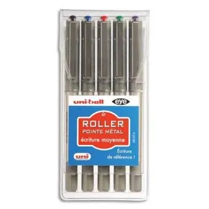 Comparateur de prix : uni-ball stylo roller eye fine UB-157, étui de