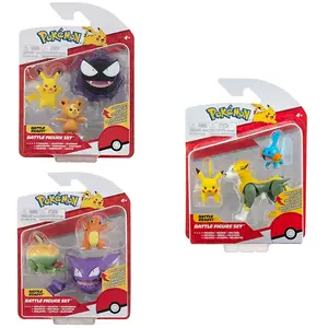 Pokemon Bandai Pokémon Pack De 3 Figurines