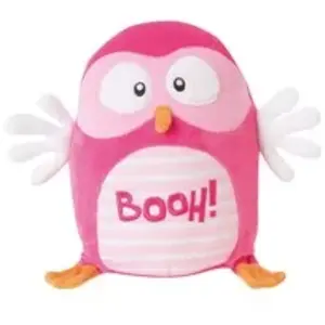 Jemini - 040670 - Luminou Booh Peluche Chouette +/- 20 Cm Rose pas cher