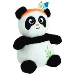 Comparateur de prix : Peluche bouillotte INDIAN PANDA - JEMINI - H 21 cm - Blanc et noir - Bébé