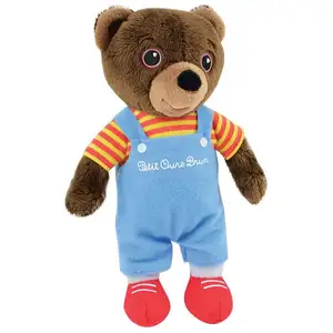 Peluche Petit Ours Brun Bean Bag Jemini 17 cm pas cher