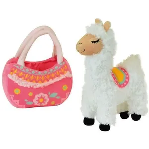 Comparateur de prix : Cijep JEMINI Peluche Lama Dans Sac Pour Enfant - 24 cm