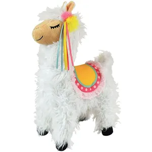 Cijep Jemini 023787 Lola Le Lama Peluche +/-30 cm, Blanc pas cher