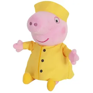 Jemini Peppa Pig bean bag 17 cm 3 modèles assortis Danseuse Pirate Ciré pas cher
