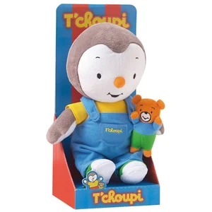 Comparateur de prix : Cijep Jemini T'choupi - Peluche Tchoupi 30 cm avec ourson