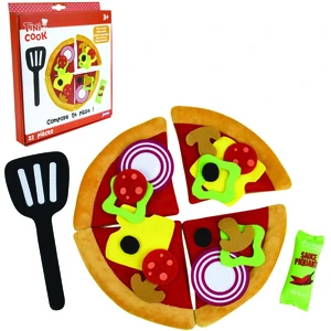 Jemini CIJEP Jeu d'imitation en tissu Compose ta pizza 22cm pas cher