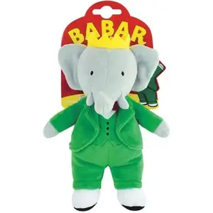 Comparateur de prix : JEMINI Babar Peluche Eléphant +/- 20 Cm - - Représentation Parfaite Du Roi Des Eléphants.