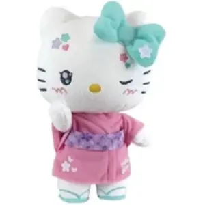 Comparateur de prix : JEMINI Hello Kitty Kimono Kawai Peluche +- 22 Cm - - Version Kawai Avec Kimono Rose Et Tongs.