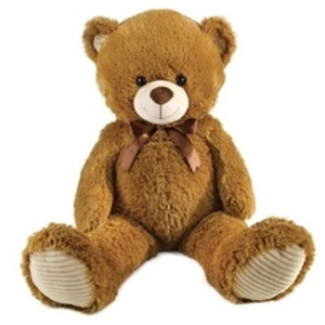JEMINI 100873 Ours en Peluche Marron avec Noeud +/- 100 CM pas cher
