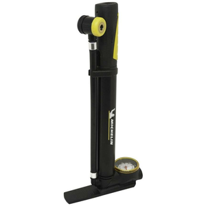 Comparateur de prix : Pompe Ã  pied pliable Michelin bleu/noir (avec manomÃ¨tre 8 bars )